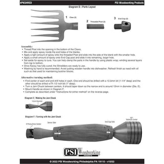 Meat Shredder Claws Kit - Set of 2
