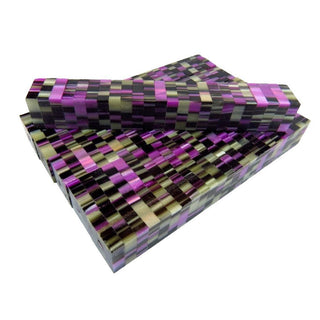Mosaic Acrylic Pen Blank - Purple Dusk