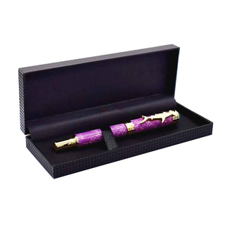 Classic Square Grid Design Pen Box. With a pen