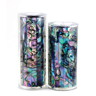 Paua Abalone Shell Pen Blank - Mexican Green Heart - Emperor