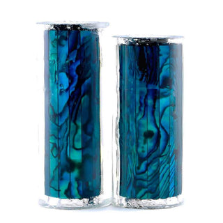 Paua Abalone Shell Pen Blank - Teal - Jr II Series