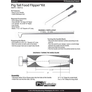 Pig Tail Food Flipper Kits