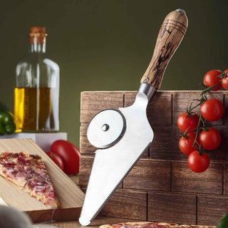 Pizza Cutter Slicer & Server Kit - 3 In 1