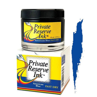 Private Reserve Bottled Ink 60ml - Fast Dry American Blue