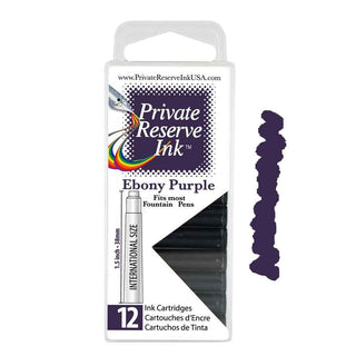 Private Reserve Ink Cartridges - Ebony Purple