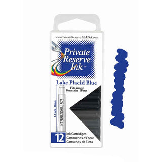 Private Reserve Ink Cartridges - Lake Placid Blue