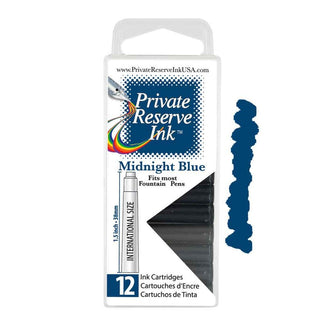 Private Reserve Ink Cartridges - Midnight Blue