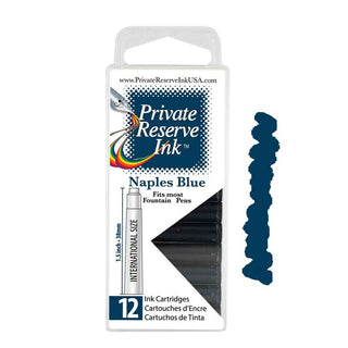 Private Reserve Ink Cartridges - Naples Blue