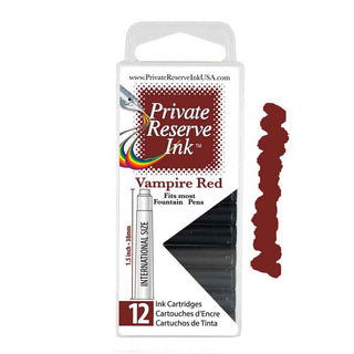 Private Reserve Ink Cartridges - Vampire Red