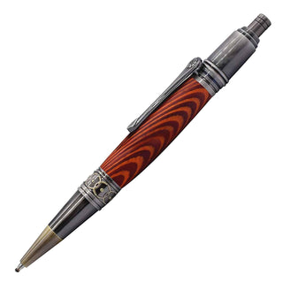 ProX Art Deco CLICK Pen Kits. Gun Metal & Antique Bronze.