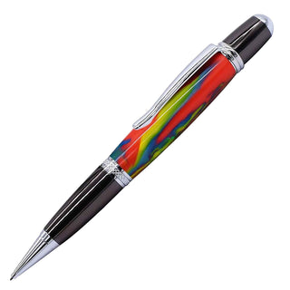 Regency Pencil Kits. Chrome & Black Chrome. Side view