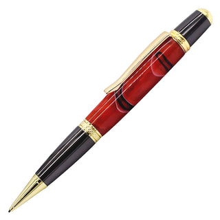 Regency Pencil Kits. Gold & Black Chrome. Side view