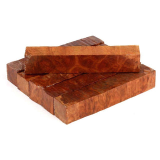 Red Mallee Burl SHORTS - 3" x 7/8" Square