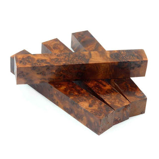 Redwood Burl Pen Blanks - Stabilized Group of 4