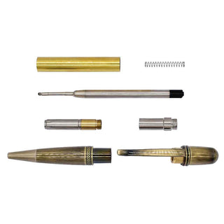 Regency Ballpoint Pen Kits. Antique Brass Parts.