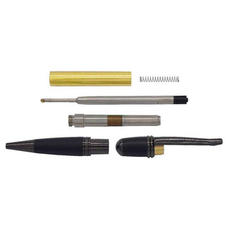 Regency Ballpoint Pen Kits. Gun Metal & Matt Black Chrome. Parts