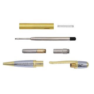 Regency Ballpoint Pen Kits. Gold & Chrome Parts