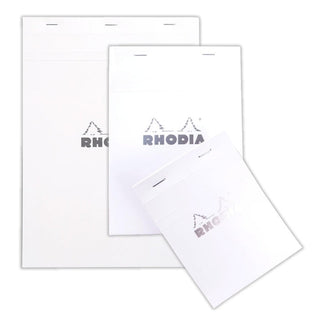 Rhodia Ice N18 Pad - Top Staplebound 8 1/4 x 11 3/4 Lined Paper