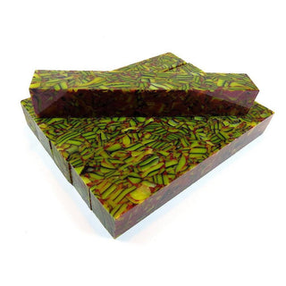 Saffron Samba Acrylic Pen Blank