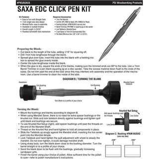 Saxa EDC Click Pen Kits