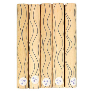 Segmented Serpentine Pen Blanks - Thin Blue Line #215-219A