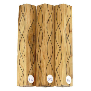 Segmented Serpentine Pen Blanks - Yew #21-23C