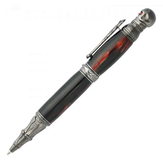 Skull Ballpoint Twist Pen Kits. Gun Metal side.
