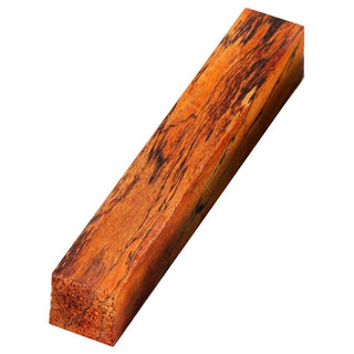 Spalted Tamarind Pen Blank - Stabilized Orange