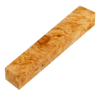 Stabilized Box Elder Burl Pen Blanks - Clear