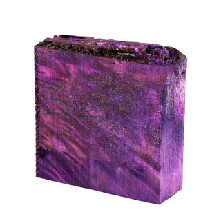 Stabilized Ring Blank - Box Elder Burl Dyed Purple