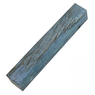 Stabilized Spalted Tamarind Pen Blanks. Blue