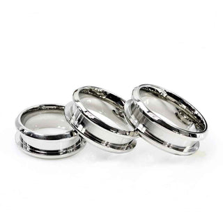 Stainless Steel Inlay Comfort Ring Cores
