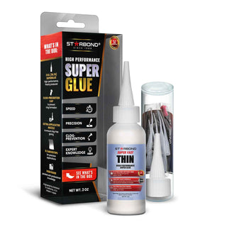 Starbond Super Fast Thin CA Glue. 4oz package.