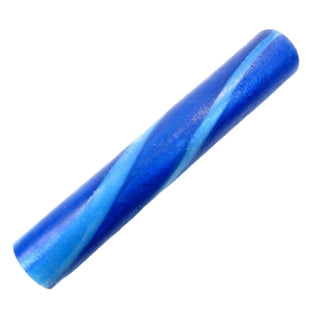 Super Spiral Pen Blank - 3 Low & Slow Twist Blue & White