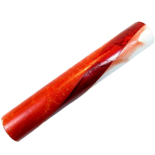 Super Spiral Pen Blanks - Single Twist White & Burgundy