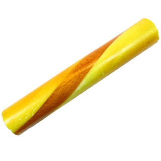 Super Spiral Pen Blanks - Single Twist White & Gold
