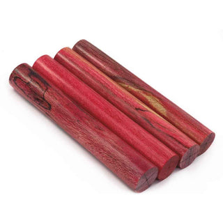 Terry's Stabilized Sycamore Pen Blanks #7 - Dyed Red