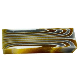 White & Gold Glitter Bar Blank