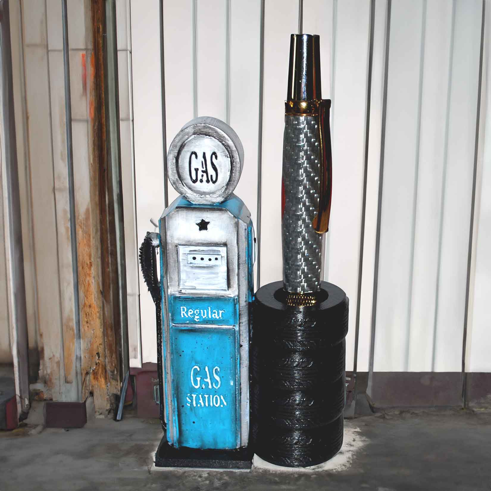 Antique Reproduction Old Timey Gas Pumps Antique Gas Pump Isolated