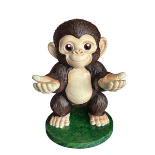 3D printed monkey pen holder hand painted