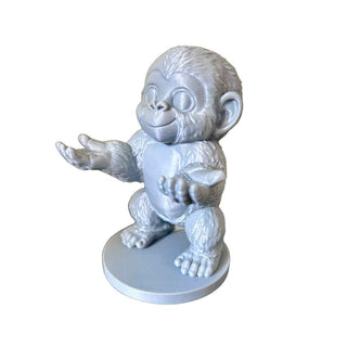 3D printed monkey pen holder. Paint your own version