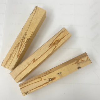 Spaulted sweet gum pen blanks