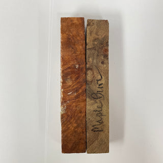 Maple Burl Stabilized Pen Blank Bundle