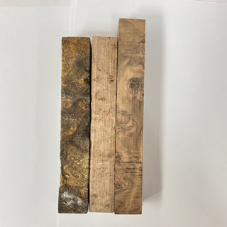 Stabilized Mystery Burl Pen Blank Set