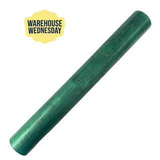 Long Acrylic Handle Blanks- Emerald Green Pearl