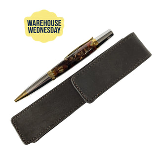 Leather Magnetic Pen Pouches