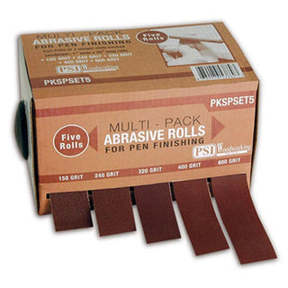 Abrasive Sanding Rolls - 5 Asst Roll Pack