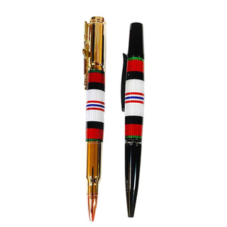 Afghanistan Ribbon Pen Blanks - Bolt Action Pen Kits
