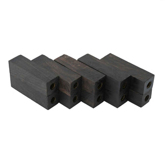 EZ Pre-Tubed Pen Blanks - African Blackwood. 10 Pack