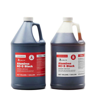 AlumiRes (RC-3) Black Casting Resin - 2 Gallon Kit